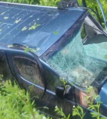 Водій мікроавтобуса злетів з траси Львів-Самбір і загинув