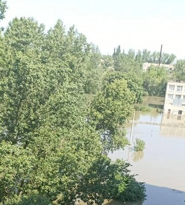 В Олешках и Голой Пристани вода падает, но ситуация очень сложная