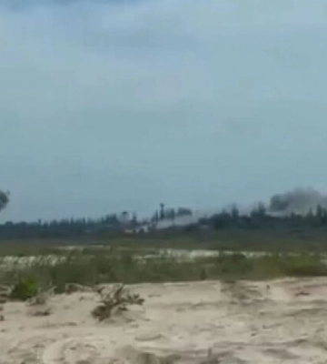 ЗСУ вдарили по позиціях окупантів у Генічеську (відео)