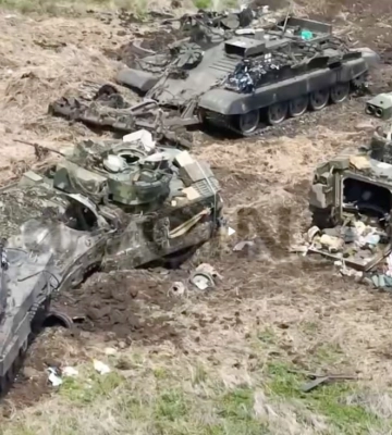 ВСУ потеряли ЗРК Iris-T, два танка Leopard 2 и 13 БМП Bradley сегодня — BILD