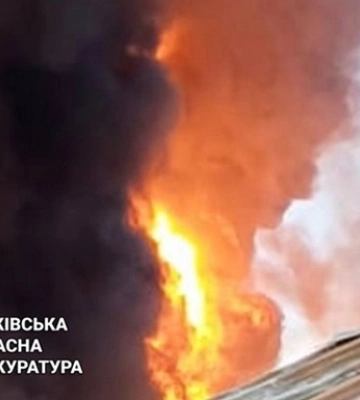 В общине в Харьковской области из-за обстрела загрязнен воздух