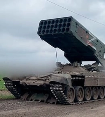 ВСУ уничтожили под Запорожьем российскую тяжелую огнеметную систему &quot;Солнцепек&quot; – видео