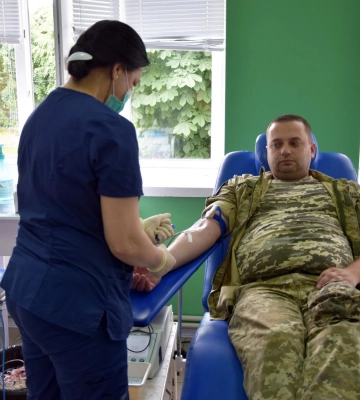 У Луцьку прикордонники здали кров для поранених воїнів