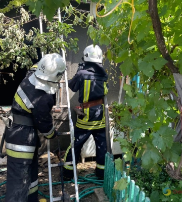 В Белгород-Днестровском районе едва не сгорел жилой дом 