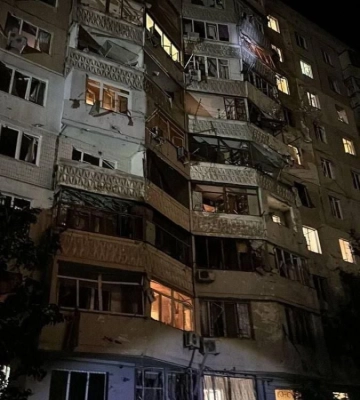 Ночная атака на Одессу — обломки дрона попали в «панельку», много погибших и раненых