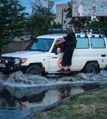 Червоний хрест розповів про свою роботу на Херсонщині