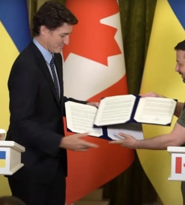 Президент України та Прем’єр-міністр Канади у Києві ухвалили спільну декларацію