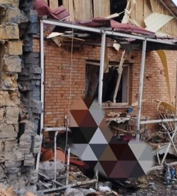 Російські військові обстріляли Оріхів на Запоріжжі: зруйновано будинок, двоє людей загинуло. Фото