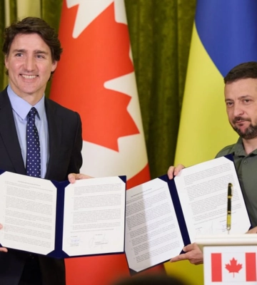 Президент України та Прем’єр-міністр Канади у Києві ухвалили спільну декларацію