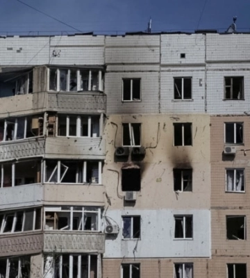 В Одесі в результаті нічної атаки дронів від вибухової хвилі постраждали 290 квартир