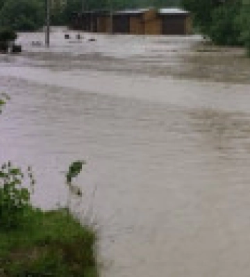 Большая вода на Львовщине: из подтопленных домов в Сходнице спасли 15 человек