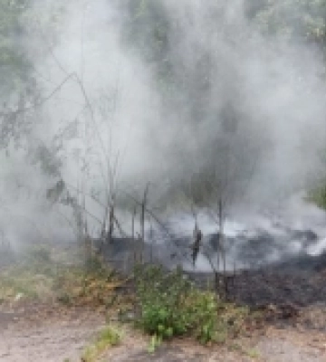 У Рівному рятувальники гасили загоряння сміття