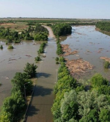 Щонайменше 1335 будинків на правобережній Херсонщині затоплені, - ОВА