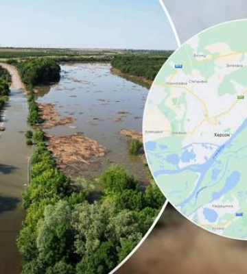 Низка сіл на Херсонщині повністю або частково затоплені: показуємо на карті, які саме
