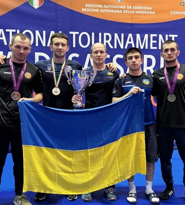 Франківські борці здобули чотири медалі на змаганнях в Італії