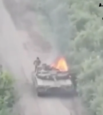 В Генштабе показали, как украинские &quot;ахиллесы&quot; уничтожают российские Т-80