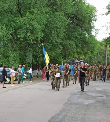 В Одеській області в останню путь провели загиблого на фронті десантника