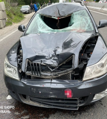 Працівниця поліції біля блокпосту під Києвом збила на смерть військового 