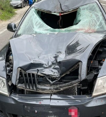 Працівниця поліції біля блокпосту під Києвом збила на смерть військового 