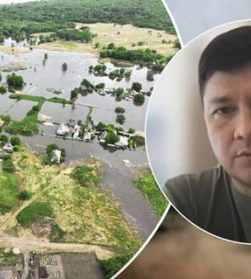 Вода спаде через 7 – 8 днів, – Кім назвав села, які опинилося у водяній пастці через підрив ГЕС