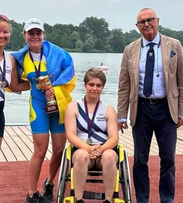 Паралімпійці з Волині здобули два золота і срібло на змаганнях з веслування в Італії
