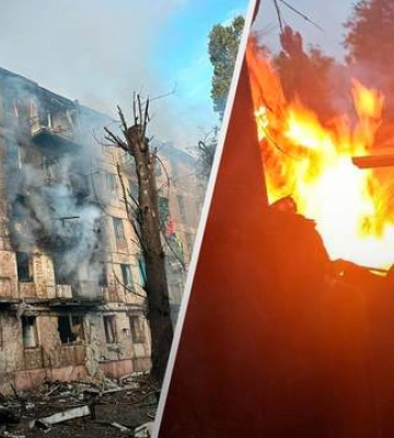 Нічний удар по Кривому Розі: є жертви й десятки поранених, квартири досі горять