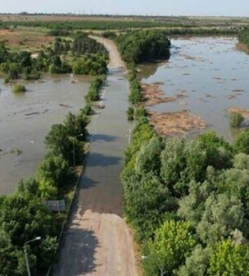 &quot;Укргідроенерго&quot; припинило заміри рівня води в Каховському водосховищі припинили через те, що він опустився нижче рівня датчиків