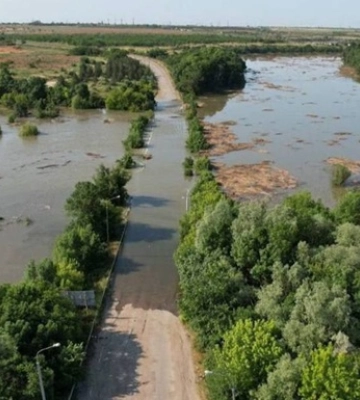 &quot;Укргідроенерго&quot; припинило заміри рівня води в Каховському водосховищі припинили через те, що він опустився нижче рівня датчиків