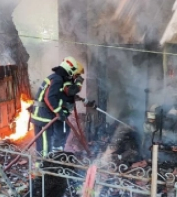 У Яношах на Берегівщині горіла господарська споруда