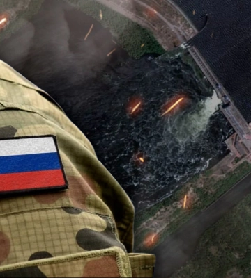 Бійці ЗСУ з дронів спостерігали, як після підриву Каховської ГЕС частину окупантів змило водою