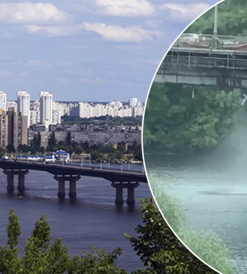 На мосту Патона локалізували пошкодження тепломережі