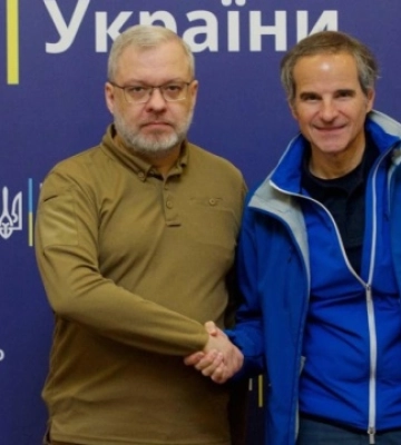 Зеленський зустрівся з гендиректором МАГАТЕ