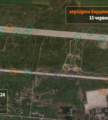 Росія перекинула на аеродром Бердянська 20 гелікоптерів з початком наступу ЗСУ на Запорізькому напрямку – «Схеми»