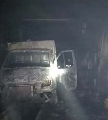 Ночью в Павлограде тушили пожар на предприятии