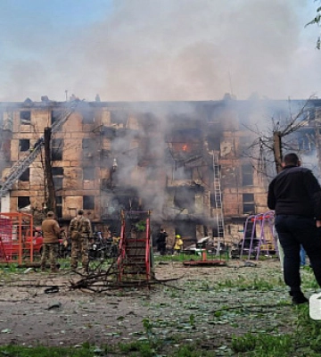 В больнице скончался мужчина, пострадавший во время ракетного удара по Кривому Рогу