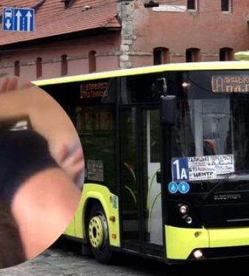 У Львові пасажири автобуса побили 14-річного підлітка та 17-річну дівчину: відео конфлікту