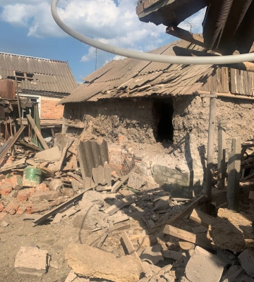 Полиция показала последствия обстрелов Харьковщины за сутки 