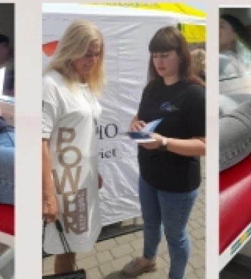 У Ковелі фахівці відділу контролю та профіактики хвороб здали кров для військових