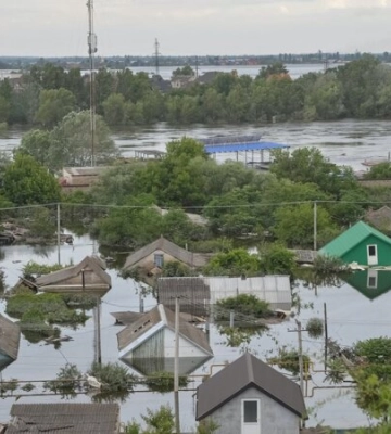 Допомога постраждалим від підриву росіянами Каховської ГЕС