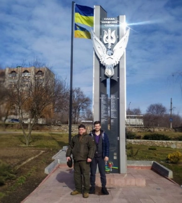 За ініціативою запорізького нацгвардійця у Покровську з’явиться скульптура на честь Героїв Майдану