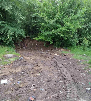 В Індустріальному районі Харкова ліквідували стихійне звалище