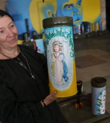 У Львові відкрили виставку-аукціон розмальованих військових артефактів