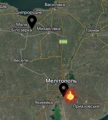 У Мелітополі пошкоджено залізницю, по якій росіяни перевозять техніку - мер