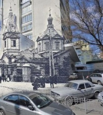 Как выглядела Троицкая церковь в центре Киева, уничтоженная в 1962 году: фото