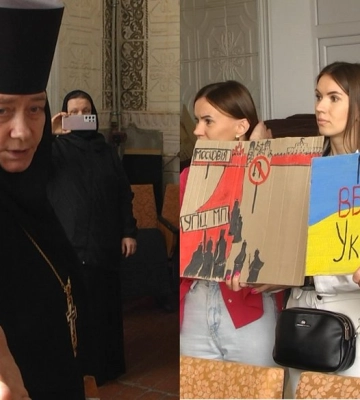 Выступление настоятельницы храма и протесты: на Волыни депутаты повторно голосовали за запрет УПЦ МП