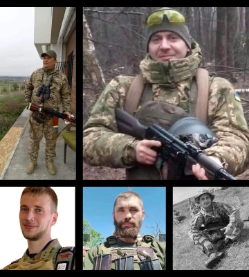 На Рівненщині попрощалися із п’ятьома загиблими воїнами, чиї життя забрали російські окупанти