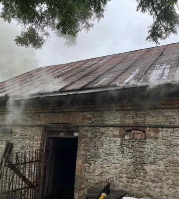 В Дубенському районі вогнеборці ліквідували пожежу у приватному житловому будинку