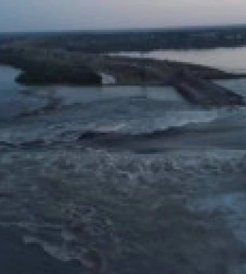 Вода після підриву дамби на Херсонщині продовжує спадати на 2-5 см за годину - Укргідроенерго