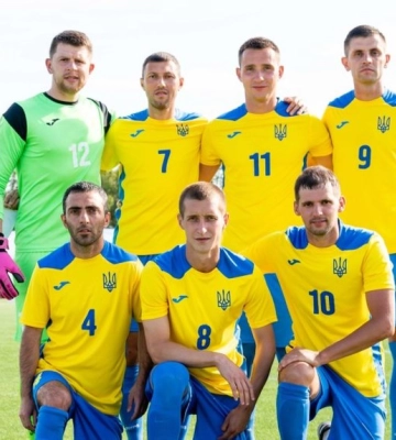 Черкащани в складі паралімпійської збірної з футболу стали чемпіонами Європи