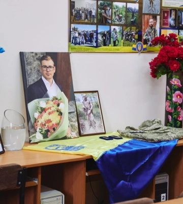 В Каразіна відкрили аудиторію на честь загиблого студента, який захищав Харків